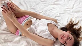 Skinny 18yo Stepsis Gives First Sloppy Blowjob