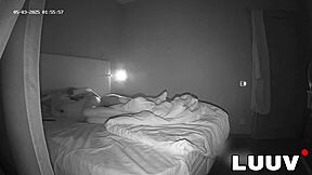 Luuv's Evening Fuck Ends with Cum Swallowed on Home Cam!  