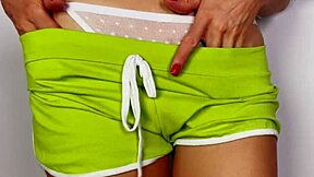 FIT STEPSIS LETS JERK OFF CUM ON HAIRY PUSSY PANTIES!