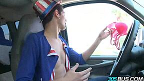 redhead delila darling gets fucked hard for cash on 4th of july