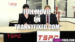 Trans Lance Hart Pounds Casey Kisses in Hot Debut!