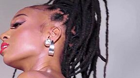 Ebony model, wanna rip those clothes and expose your chocolate curves for me?