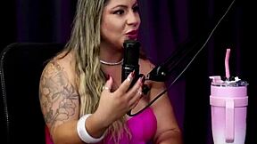 Vibing safada's wet pussy after bathroom fuck confession! 😏🔥