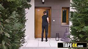 Horny Married Milf In Fishnets Begs Young Stud For Hard Pounding Ride