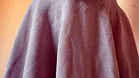 Sweet petite teen fingers shaved pussy to squirting orgasm with toys!