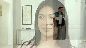 Stepdaughter Watches Stepdad Face-Fuck Her BF's Monster Cock Deep