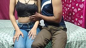 Horny Step Sister Rides Step Brother's Monster Cock Hard In Creampie Home Fuck