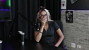 she spills how porn started with fanfic heat, dp thrill, and daddy questions in sheer red