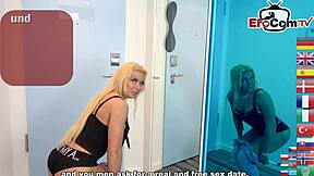 that naughty petite german student sneaks sex on the classroom desk with her small tits out