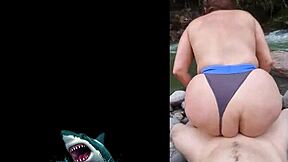 Venezuelan stepmom raw riverside fuck