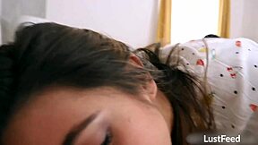 tiny latina frida sante films homemade creampie sex tape with lover