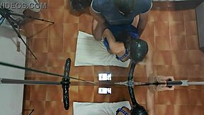 Milf craves cock while teasing with dildo