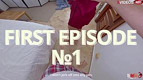 Fresh cum load for stepmom's mouth after pounding her wet pussy