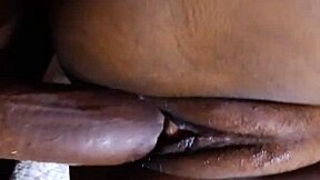 Skinny teen split wide fucked hard doggystyle by big black cock