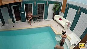 hunt4k brunette trades sex for cash with mature lover in hidden deal