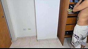 19yo green-eyed beauty caught solo debuts in homemade taboo party fuck