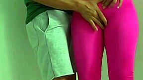 Skinny colombian stepsis rides cock for creampie pov