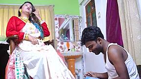 rich indian bhabhi seduces servant with juicy love sex creampie