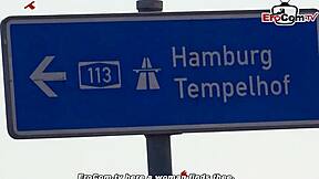 erocom date turns into outdoor fuck for curvy german teen model on mallorca