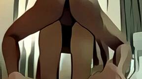 hear this teen moan loud as boyfriend bends her over for hard doggystyle pounding part 1