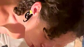 hooker bangs customer in trap house bathroom cum on ass