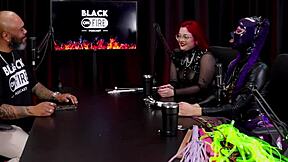 😩 caught spanking that ass hard she screams in pain during domination demo... rainbow witch in sheer red 🔥