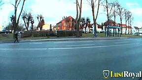 a natural blonde shaves pussy then fingers it deep with dildo solo hd