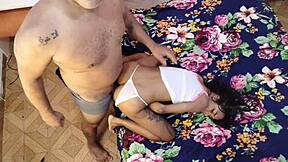 old dude fucks stepdaughter's hot friend raw