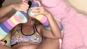 manaia stretches tight pussy in yoga with married stud