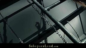 young cute babe alexis bound tight vibed to screaming submission in bondage