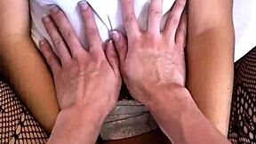 Petite latina tetona gets missionary pounded creampie after school tight