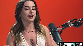 Teen Chanel Camryn Fingers Hairy Pussy to Shaking Orgasm