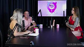 i'm obsessed with tati weg and bruna carlos sheer red cast