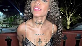 brazilian ebony slut rides muscular cock to squirting orgasm