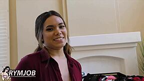 keilani kita rims a guy for her first time rimjob