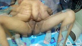 ridin my 18yo lover's fat cock hard in front of cuck hubby