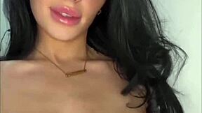 Horny American Teen Exchange Student Masturbates to Squirting Orgasm on Webcam