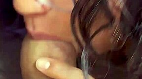 mamando la enorme verga del amigo de mi novio como puta