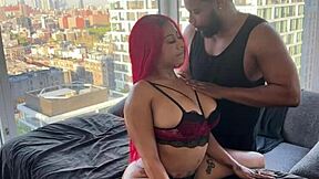 Surprise! My Ebony Masseuse Worships My Big Black Cock!