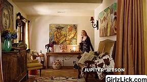 Busty stepmom Hazel Moore and teen Jupiter Jetson scene