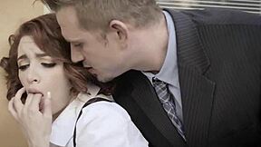 Stepbro rams huge cock in stepsis tight anal