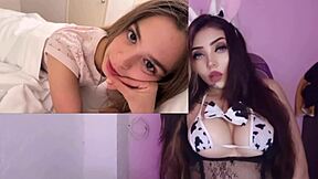 Sharing Bed Turns Into Wild Creampie Fuck With Cute Latina Stepsis