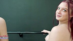 Redhead Beauty Bella And Kinky Blonde Sassy Share Wet Twat And Thick Cock