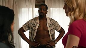 My lesbian lover husband joins for wild pussy pounding fun