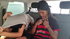 deis meio irmao soccer game interrupted behind car for wild sex play