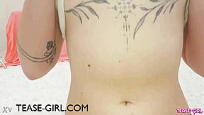 sexy brunette teases during casting interview pov