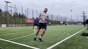 young football players pounded hard by massive swiss guy and friends!