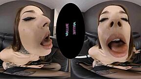 Dude, Vanessa's petite Latina stare hits different while she toys her small tits to orgasm