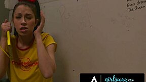 girlsway's busty milf therapist lexi luna fingers and licks petite 18 yo asian lulu chu to multiple squirting orgasms