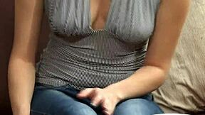 fresh czech blonde michaele rides cock outdoors doggystyle